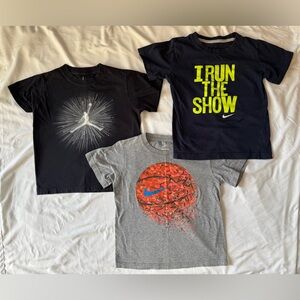 Kids Shirt Set - 3 Short Sleeve Shirts - Nike - size 7